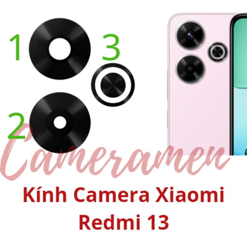 Kính Camera Xiaomi Redmi 13