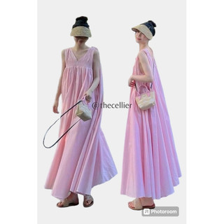 GLORIA DRESS | Đầm cổ V form bbd dài smoking ngực