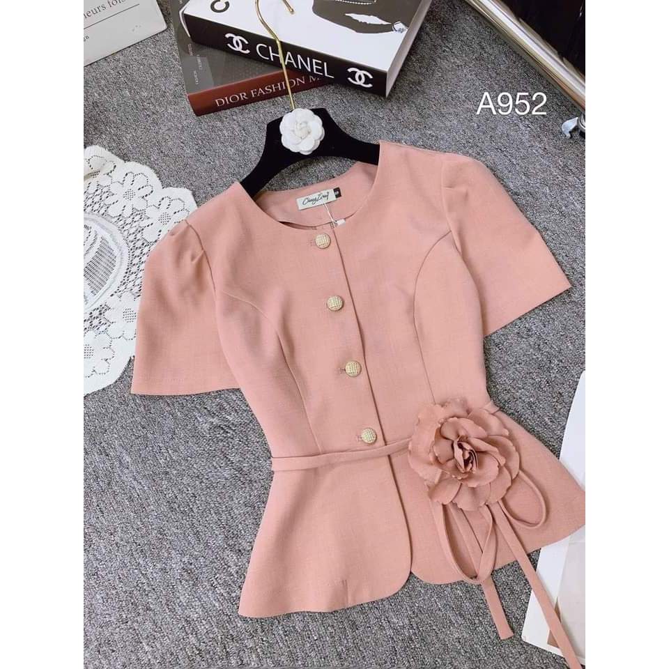 ÁO KIỂU Z78 KẾT NƠ PHẦN EO TÔN DÁNG NỮ TÍNH NHIỀU MÀU VÀ ĐỦ SIZE J29