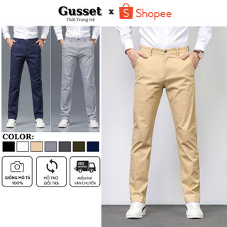 [ĐƯỢC XEM HÀNG] Quần kaki, quần Kaki nam, chất liệu vải kaki co giãn, mềm mịn, mặc cực kỳ thoải mái
