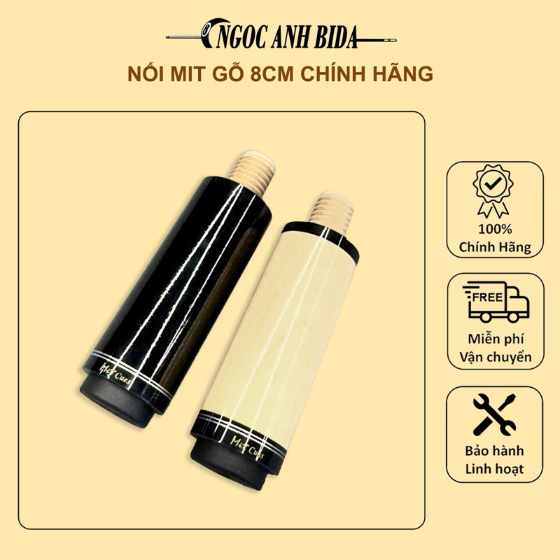 Nối cơ bida Mit gỗ, 7cm, 2 màu hàng chính hãng