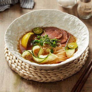 ❌HOT❌  Tô sứ trắng vân đá thiên thạch, tô salad sashimi, bát mì bát canh phong cách Bắc Âu- Sứ cao cấp xuất khẩu