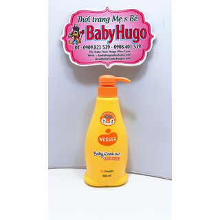 Sữa tắm gội em bé Wesser chính hãng cty Chai 500ml
