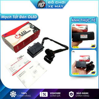 Mạch tắt đèn OLED cho xe SH, AB, Vario, Winner x,..dễ lắp đặt không cắt dây zin kèm công tắc passing