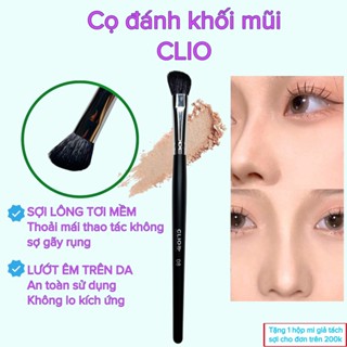 Cọ trang điểm cao cấp chuyên đánh khối mũi/sống mũi vạt xéo ba chiều với lông mềm mịn