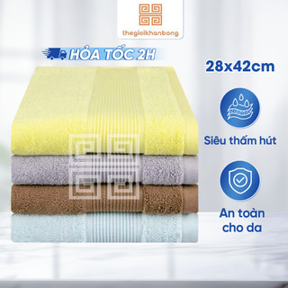 Khăn Mặt Nhỏ Belleto UB10 Cotton Thấm Hút Khô Nhanh Kích Thước 28x42cm