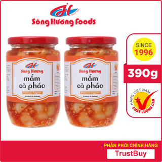 2 Hũ Mắm Cà Pháo Sông Hương Foods Hũ 390g - Ăn kèm cơm , bún , phở , mì tôm , ăn vặt , thịt nướng