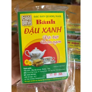 Bánh đậu xanh mềm Thái Bình (12 cái) 200g gói đôi  - Đặc sản Quảng Nam