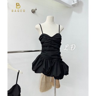 h3/Váy thô bồng 2 dây xoè bồng siu hot