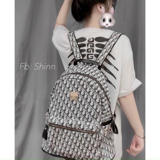 Balo Thổ Cẩm đi học size to 40cm đựng vừa sách vở A4