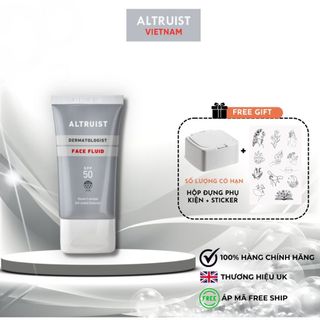 Kem Chống Nắng Altruist Dermatologist Face Fluid SPF 50 UVA 50ml