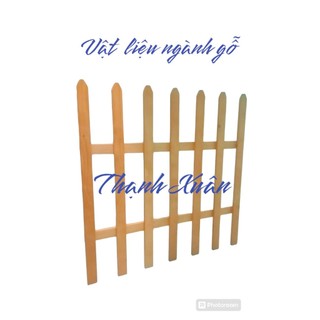 Hàng rào gỗ trang trí sân vườn, rào  cổng nhà, rào các khu vực hồ cá KT Cao 80 x Rộng 80 cm, hàng tháo rời