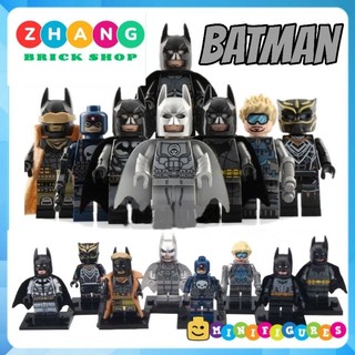 Đồ chơi Xếp hình Tony Stark - Black Panther - Batman - Akham - Punisher Siêu anh hùng Minifigures Lele D011 018