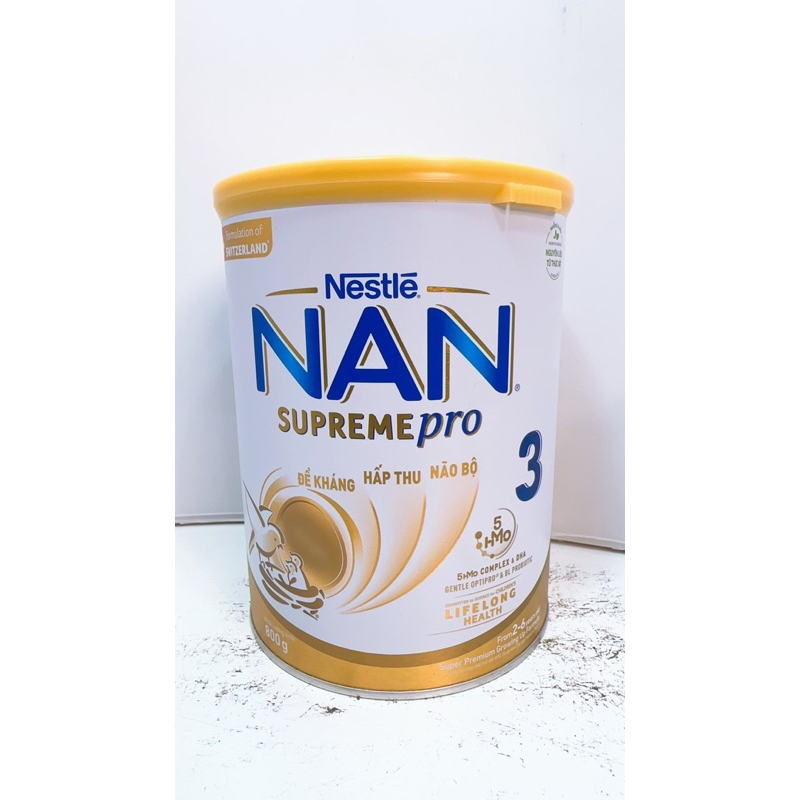 [MẪU MỚI] Sữa bột  NAN Supreme số 3 800g