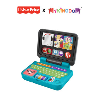 Đồ Chơi FISHER PRICE Vui Học Máy Tính Xách Tay Có Đèn Và Nhạc HCF33