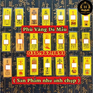 Ljnh phù Vàng bỏ ví, ốp điện thoại đã ép plastic