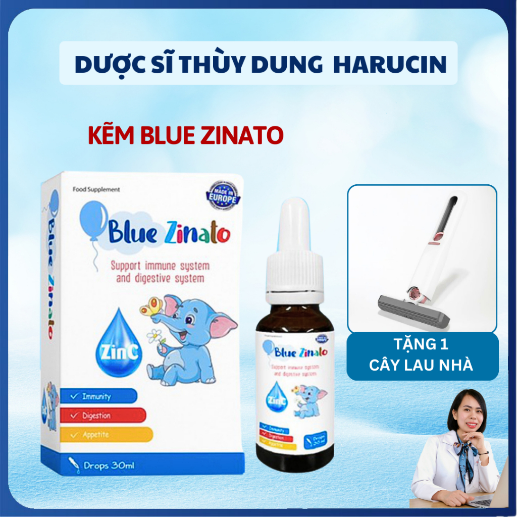 Kẽm Blue Zinato - Chai 30ml - Bổ sung kẽm cho cơ thể
