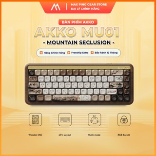 Bàn phím cơ AKKO MU01 Mountain Seclusion (Hotswap,RGB / Multi-Modes/ Switch V3 Piano Pro)