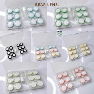 BEAR LENS Khay Đựng Lens 6 Cặp Tiện Lợi Kèm Dụng Cụ Đeo Lens