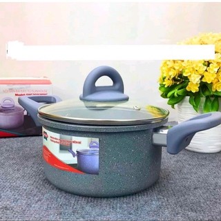 Nồi vân đá đáy từ sunhouse nấu trên mọi loại bếp size 16cm
