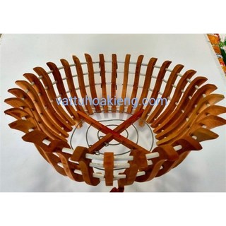 Chậu gỗ trồng lan phi 40 ( sen )