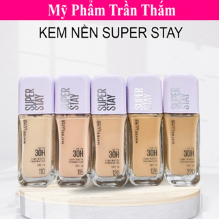 Kem Nền Maybelline Super Stay Lumi-Matte 30H Foundation SPF16 tạo lớp nền căng sáng, che phủ siêu nhẹ mặt