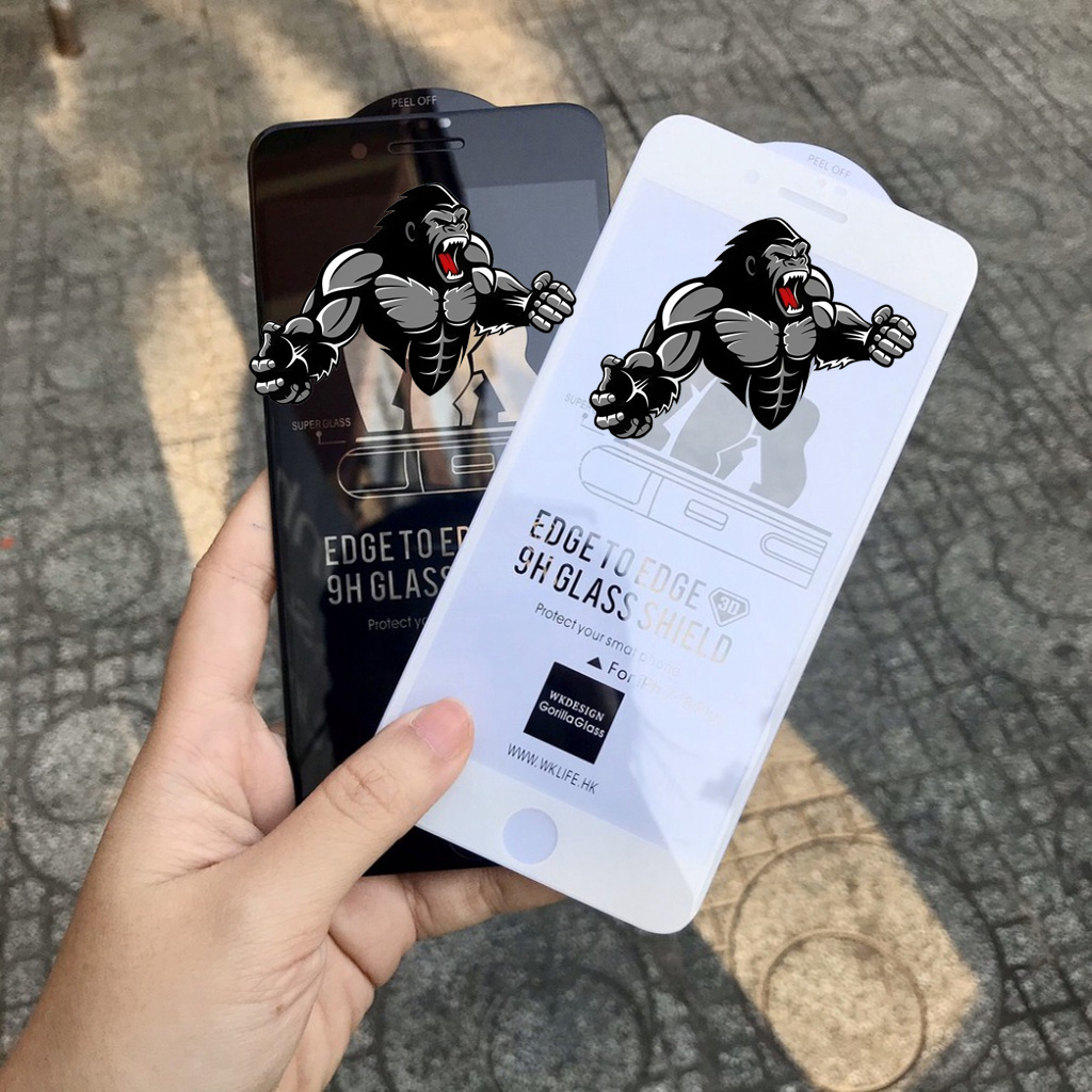 Kính cường lực iphone Kingkong iP 14 pro max 16 pro max 7 8 Plus xsmax xr 11 13 promax 15 Pro 12pro full màn 3d trơn