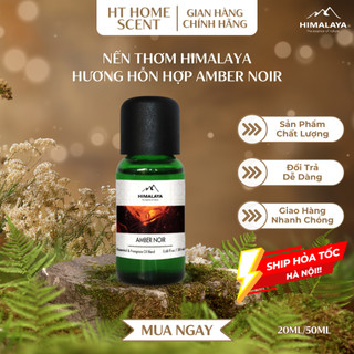 Tinh dầu HIMALAYA - Tinh dầu xông khử mùi, thơm phòng hương hỗn hợp Amber Noir nhẹ nhàng loại 20ml/50ml