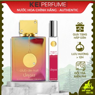Chiết 10ml | Nước Hoa Clud D.Nuit Untold Unisex EDP Ấm Áp Huyền Bí Thơm Dai Dạng Xịt