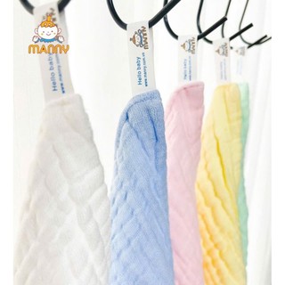 Khăn xô sữa màu nhăn 6 lớp (1 chiếc)