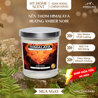 Nến thơm himalaya sản phẩm nén thơm hương amber noir ngợt ngào dễ chịu loại 140g/343g/545g