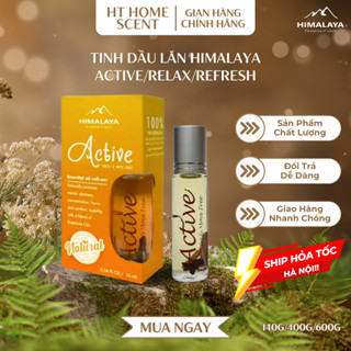 Tinh dầu HIMALAYA chính hãng - Tinh dầu lăn Active/Relax/Refresh dung tích 10ml