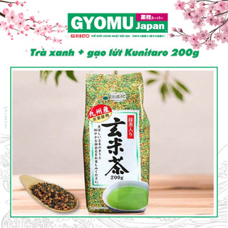 Trà xanh + gạo lứt Kunitaro 200g - Hàng nội địa Nhật Bản - Gyomu Japan