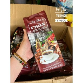 Cafe chồn buôn mê thuột hương phố núi túi 500g. Cà phê đen, cafe pha phin chuẩn vị.