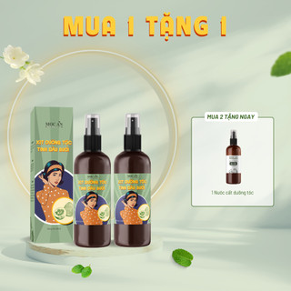 Combo 2 chai dầu xịt bưởi dưỡng tóc tinh dầu bưởi da xanh mộc ân haircare 120ml