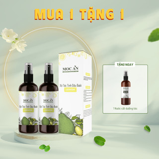 Combo 2 chai xịt kích mọc tóc tinh dầu bưởi chanh tươi mộc ân haircare 120ml