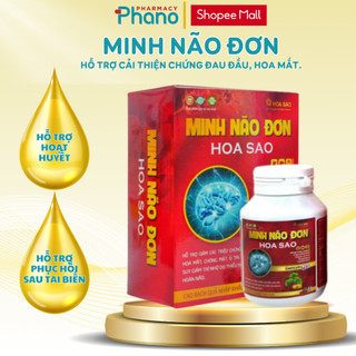 Bổ Não Minh Não Đơn Giảm Đau Đầu Tăng Trí Nhớ Cho Người Lớn Và Trẻ Em Hàng chính hãng
