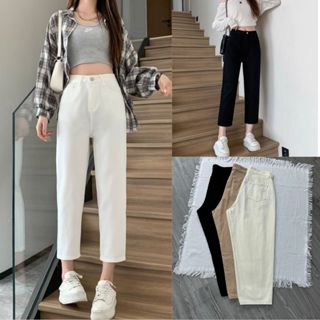 Quần Baggy Bigsize Chất Vải Kaki 9 Tấc Lưng Cao Cá Tính Thời Trang Năng Động Thanh Lịch Basic Dễ Phối 58-93kg Q513