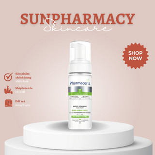 Pharmaceris Puri-Sebostatics Bọt Rửa Mặt Làm Sạch Dành Cho Da Dầu Mụn 150ml