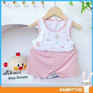 , Đồ bộ ba lỗ chú gấu cho bé mùa thu đông vải thun lạnh cao cấp cho bé, UCHI120