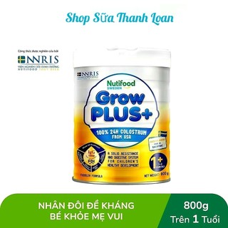 Sữa bột nutifood growplus+ vàng bổ sung sữa non 1+ 800g .
