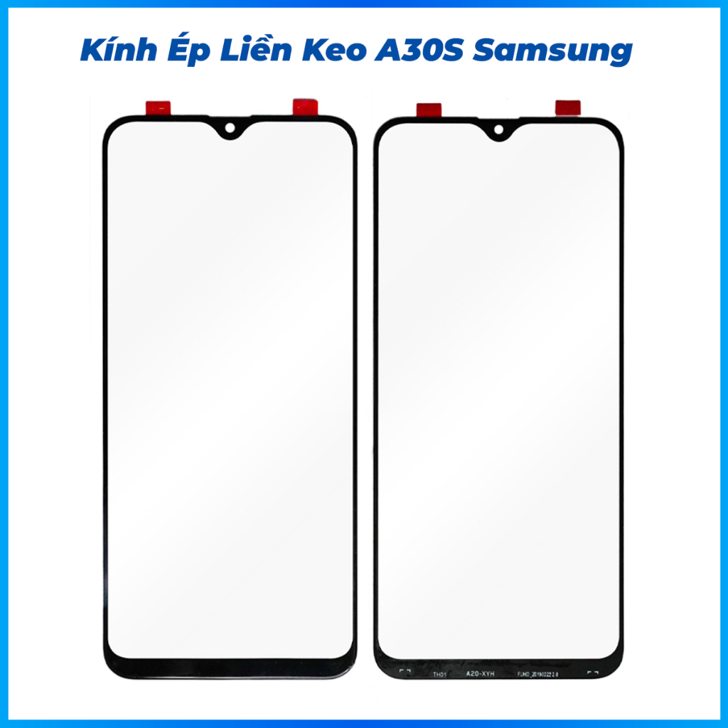 Kính ép liền keo A30S samsung