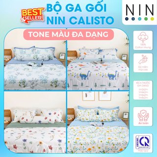  Bộ ga áo gối NIN Calisto không kèm mền nhiều màu sắc nhiều kích thước