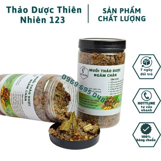 Combo 3 Kg Muối Ngâm Chân Mộc Hương 100% Thảo Dược Thiên Nhiên Tặng 1 Túi Zip Muối 100g
