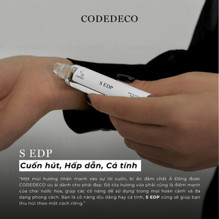 Tinh dầu nước hoa nữ CODEDECO S EDP Cuốn hút, Hấp dẫn, Cá tính 10ml dạng chai lăn