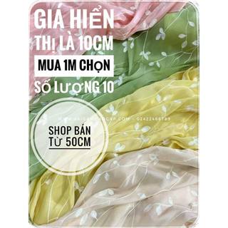 Tơ xốp ánh thêu hoa