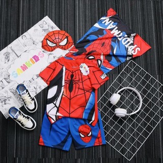 Bộ quần áo người nhện Spiderman kèm choàng và mặt nạ