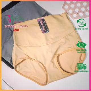  Quần lót su lạnh cạp cao Sister hood 690 Thái Lan ôm trọn body hông đầy đặn vải su cực kì mềm mịn 