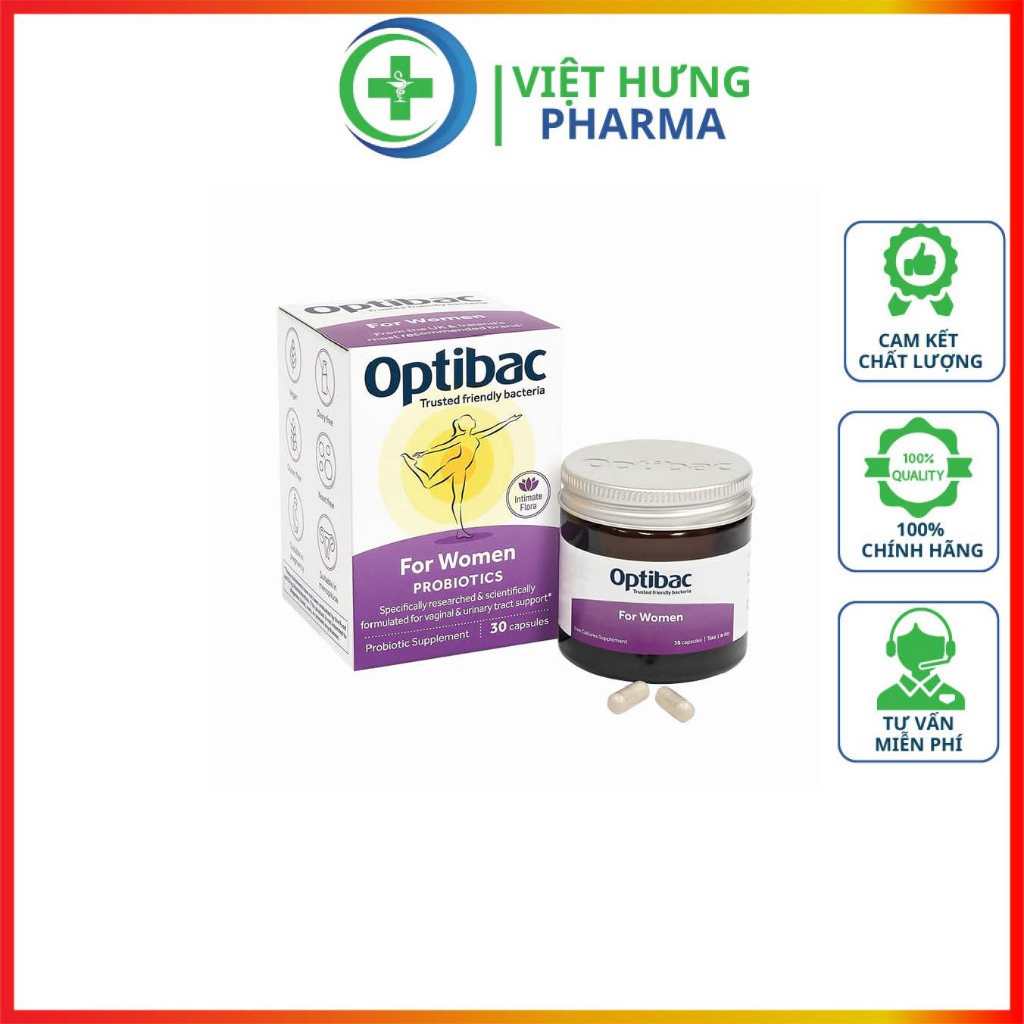 Men vi sinh Optibac tím (Optibac For Women) chuẩn nội địa UK