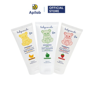Kem đánh răng cho bé Babycoccole hữu cơ nuốt được 30ml/75ml